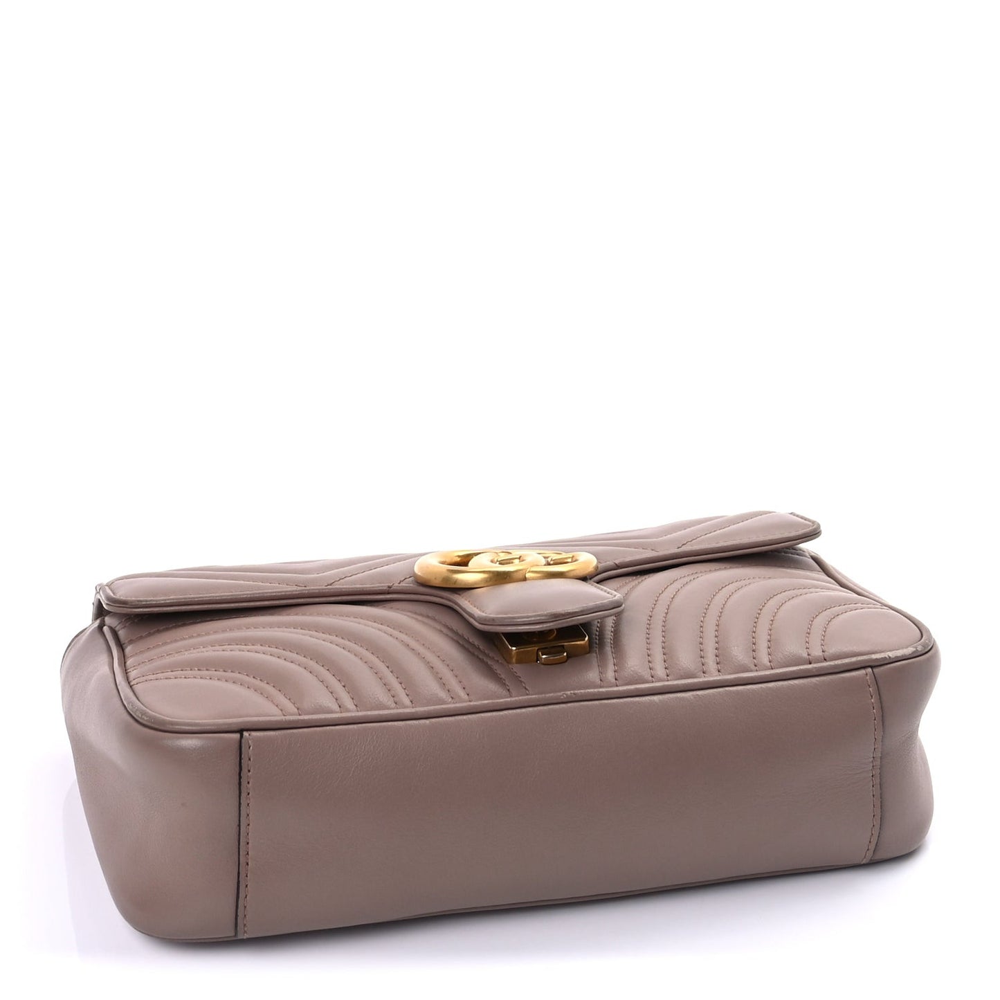 Calfskin Matelasse Small GG Marmont Shoulder Bag  Porcelain Rose