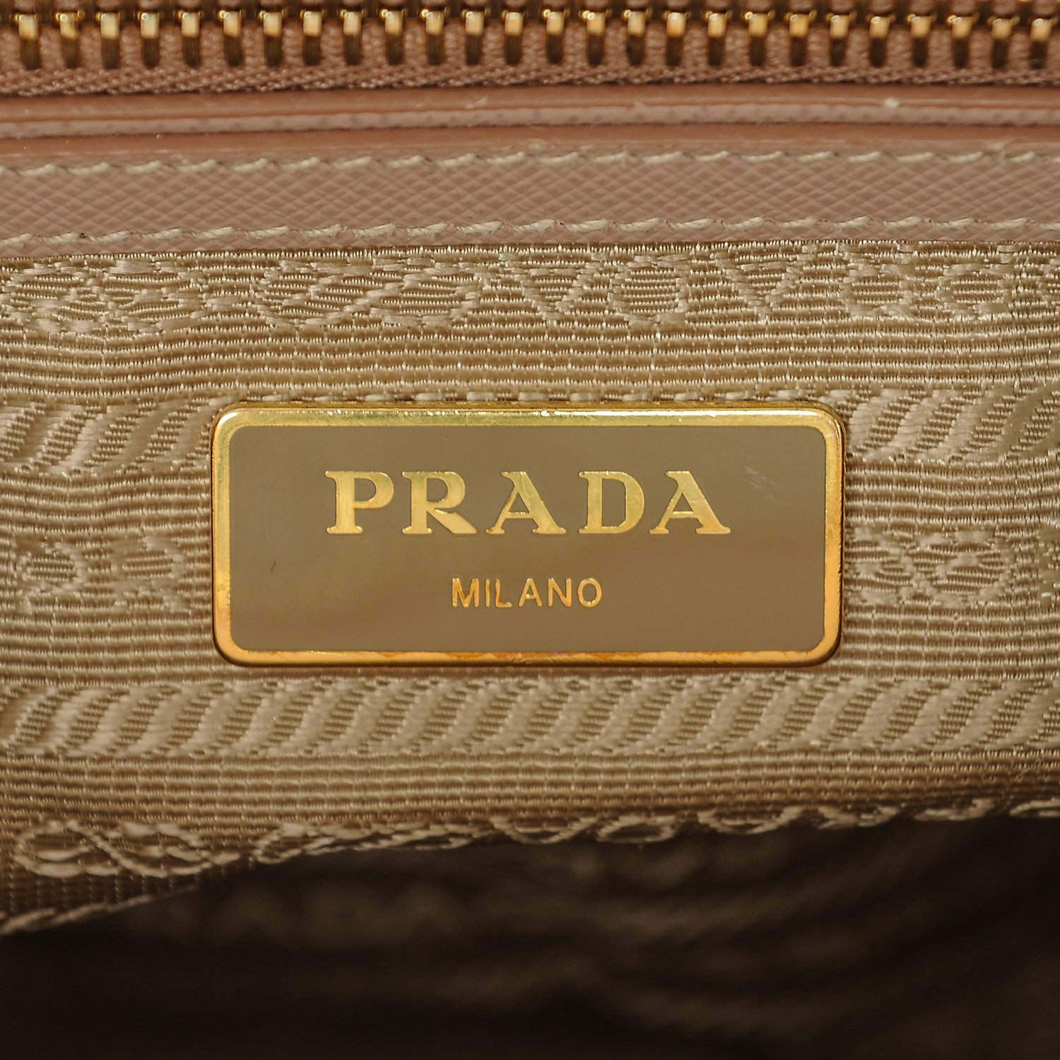 Prada Saffiano Small Galleria Double Zip Tote Cammeo 6 of 6