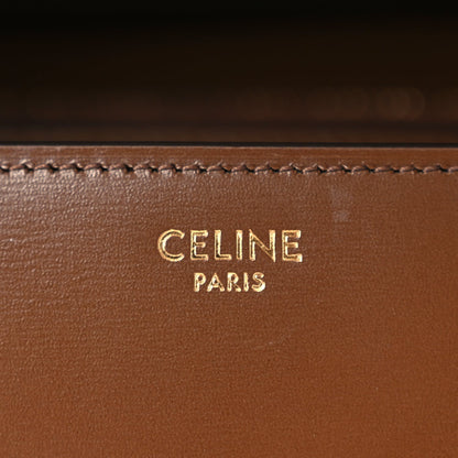 Celine Box Calfskin Medium Classic Box Flap Bag Camel 5 of 8