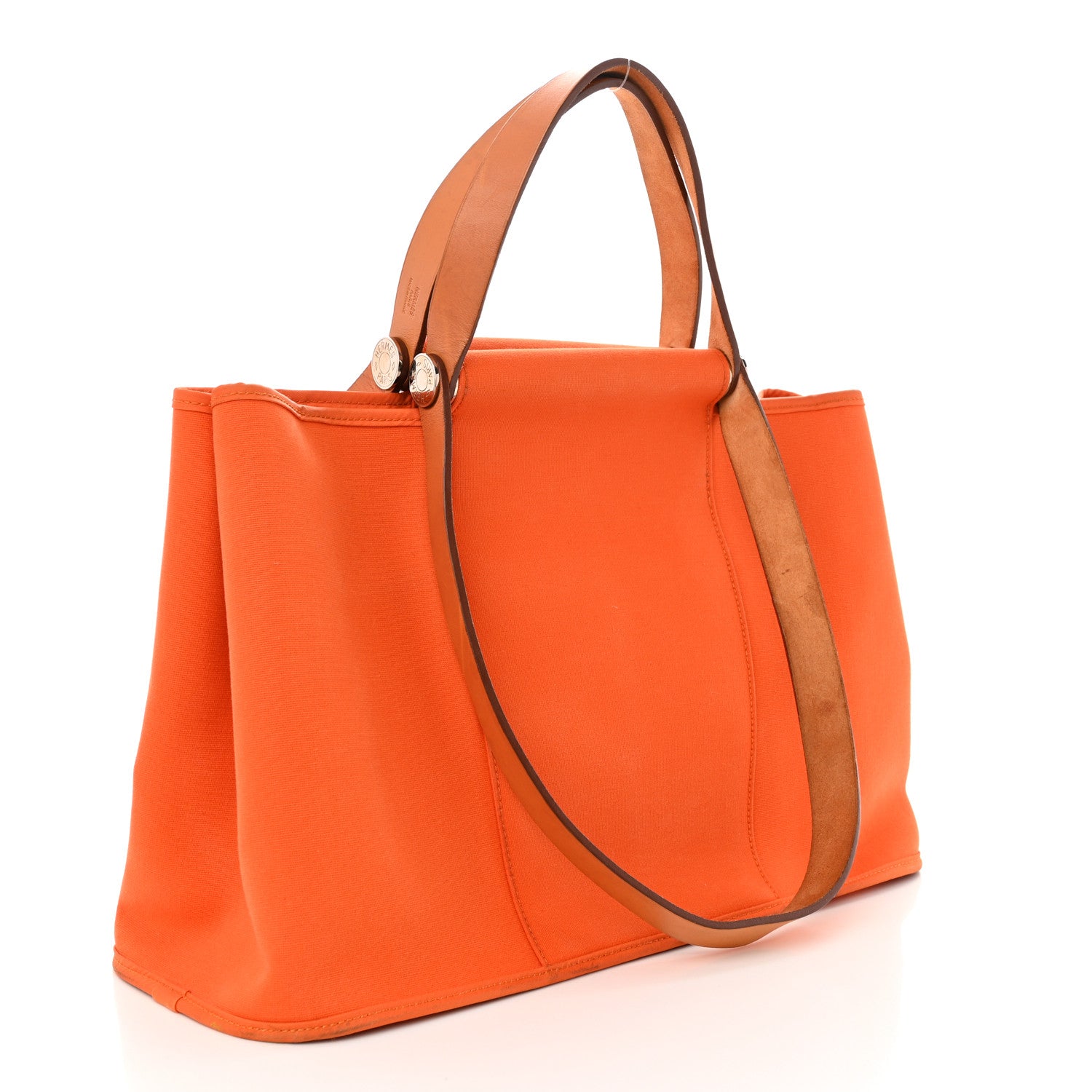 Hermes Toile Cabag 39 Orange 3 of 10