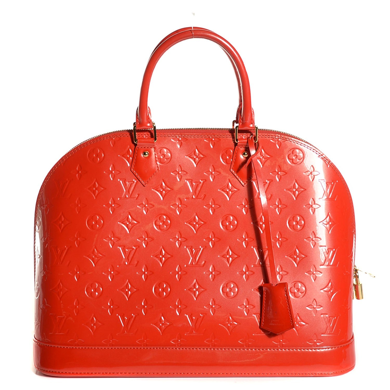 Louis Vuitton Vernis Alma GM Orange Sunset 1 of 7