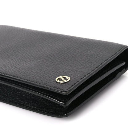 Gucci Dollar Calfskin Medium Betty Chain Wallet Black 8 of 8