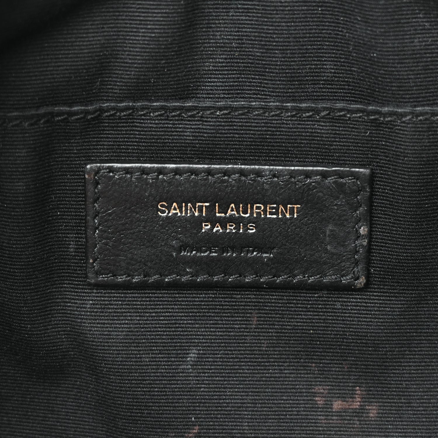 Saint Laurent Calfskin Matelasse Monogram Lou Camera Bag Black 5 of 9