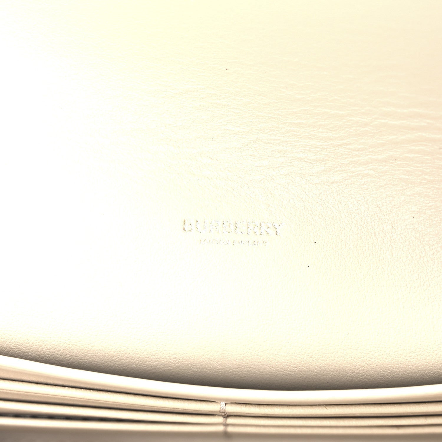 Burberry Calfskin House Check Hannah Wallet with Detachable Strap Beige 6 of 7