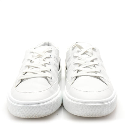 Hermes Calfskin Mens Deep Sneakers 42 White Black 3 of 7
