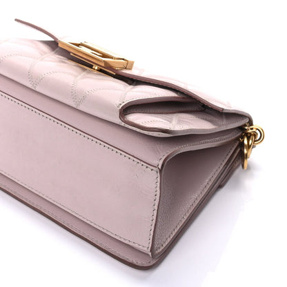 Givenchy Goatskin Quilted Small GV3 Shoulder Bag  Pale Pink 8 of 8