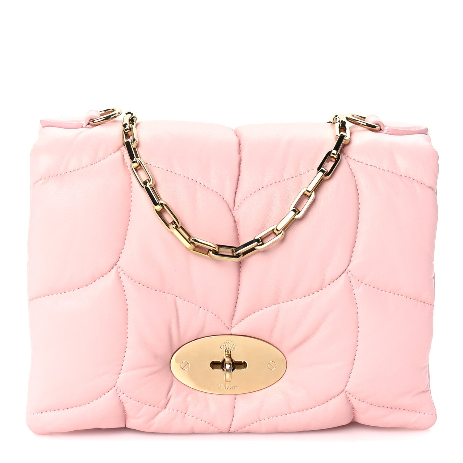 Mulberry Nappa Pillow Quilted Little Softie Bag Pink 1 of 8