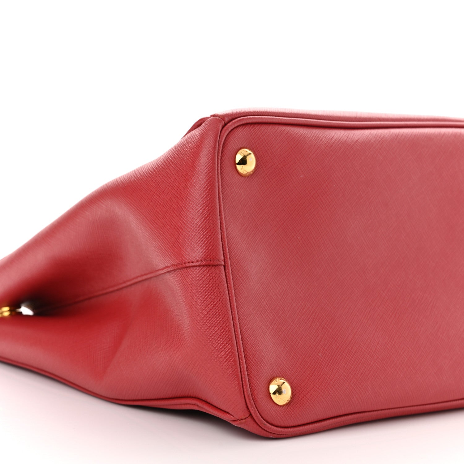 Prada Saffiano Lux Large Galleria Double Zip Tote Fuoco 10 of 11