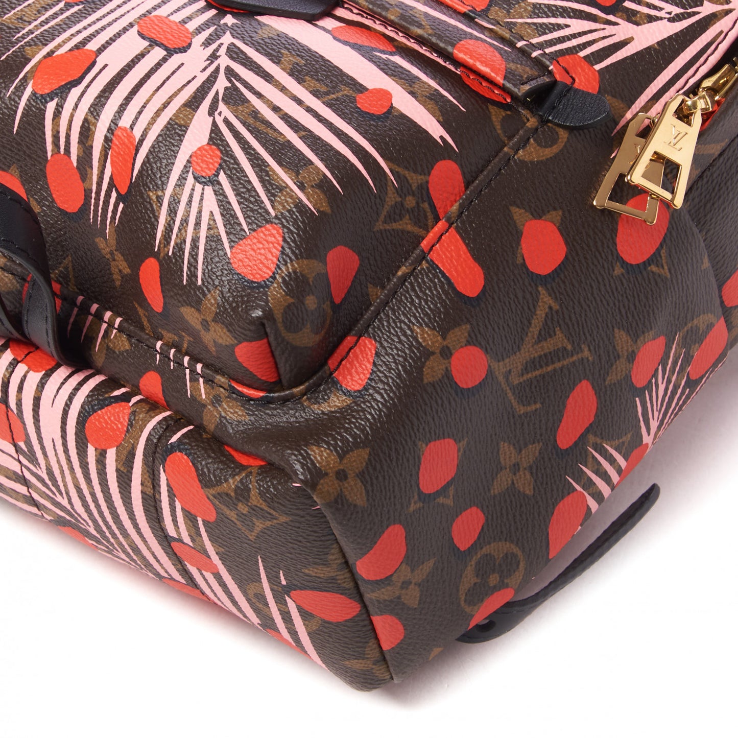 Monogram Jungle Dots Palm Springs Backpack PM Sugar Pink Poppy