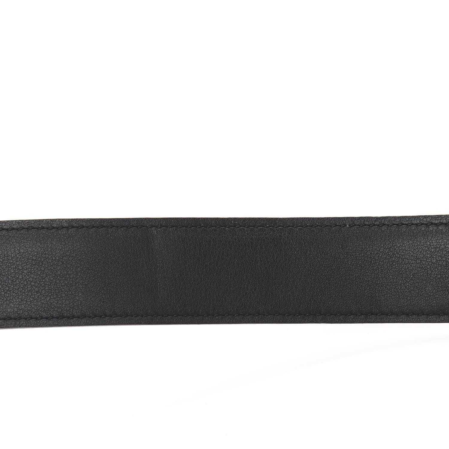 Hermes Epsom Swift 32mm Strie H Belt 90 Black Gold 3 of 6