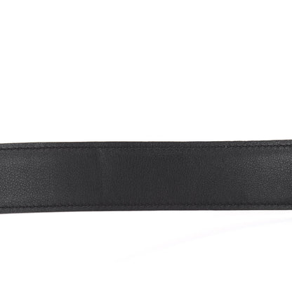 Hermes Epsom Swift 32mm Strie H Belt 90 Black Gold 3 of 6