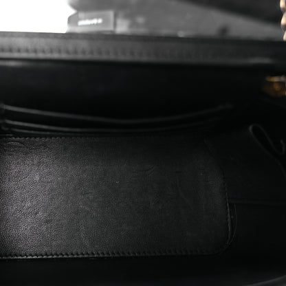 Chanel Shiny Lambskin Quilted Small Vanity Case With Chain Black 4 of 8