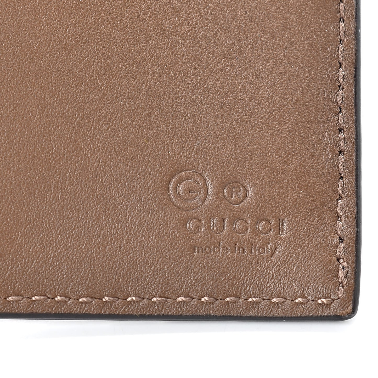 Microguccissima Bi-Fold Wallet Acero