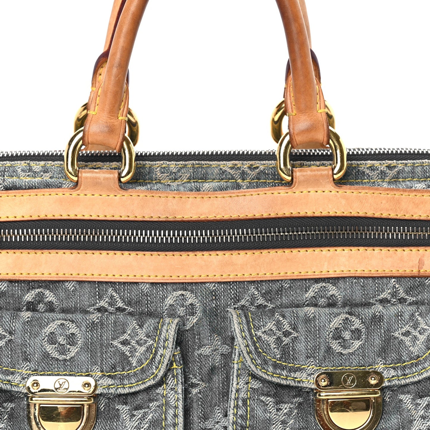 Monogram Denim Neo Speedy  Blue