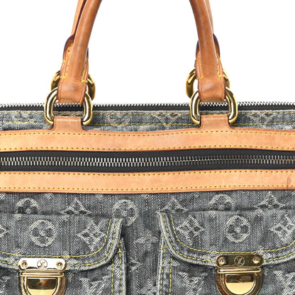 Louis Vuitton Monogram Denim Neo Speedy  Blue 6 of 7