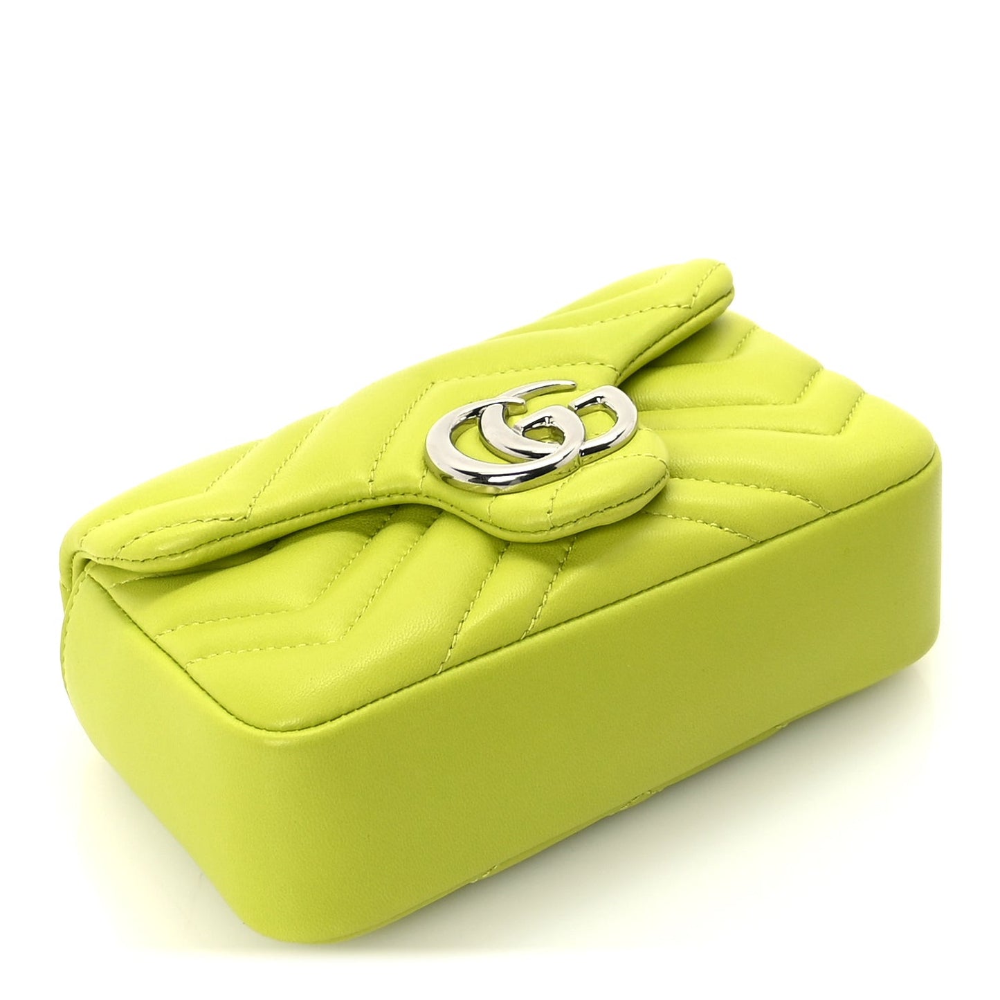 Lambskin Matelasse Mini GG Marmont Shoulder Bag  Firefly
