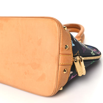 Louis Vuitton Monogram Multicolor Alma Black 9 of 11