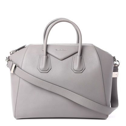 Givenchy Sugar Goatskin Medium Antigona Pearl Grey 1 of 10