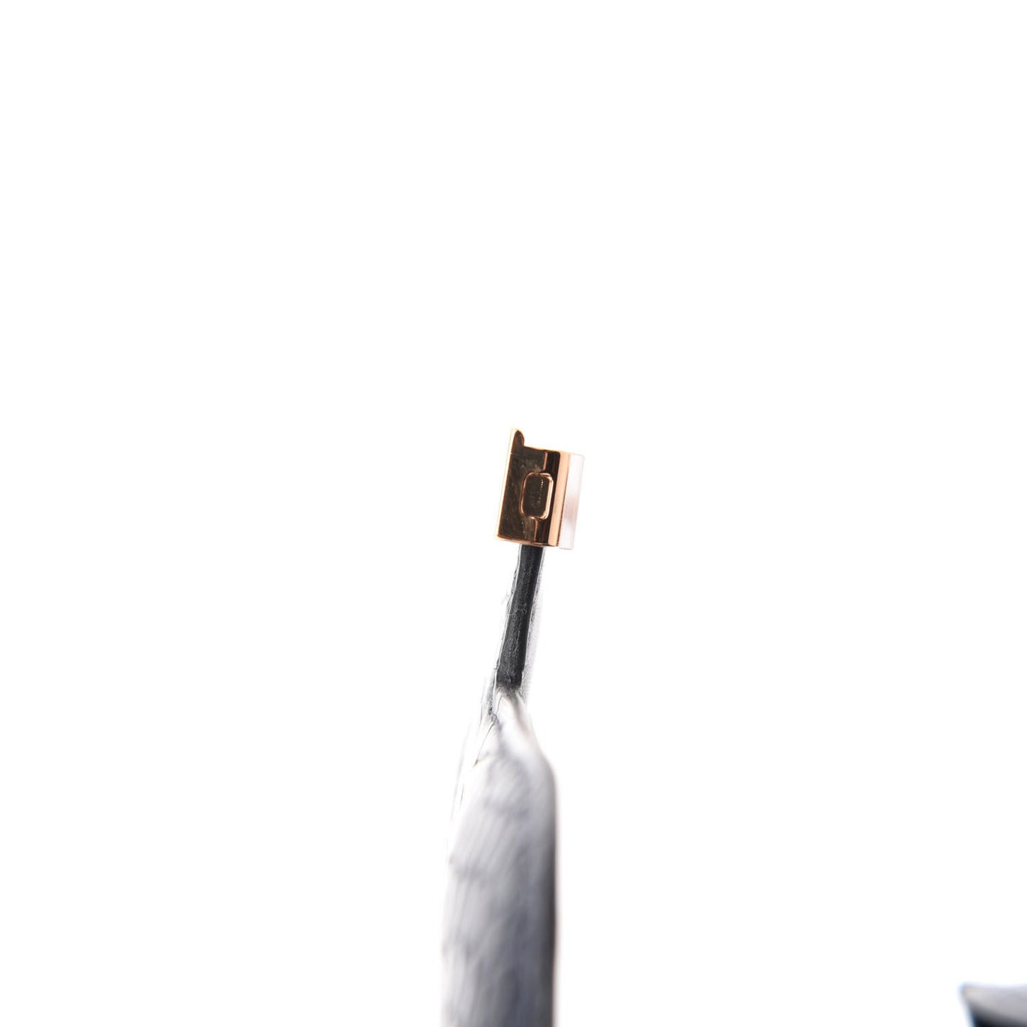 Matte Alligator Constance 18 Bleu Indigo