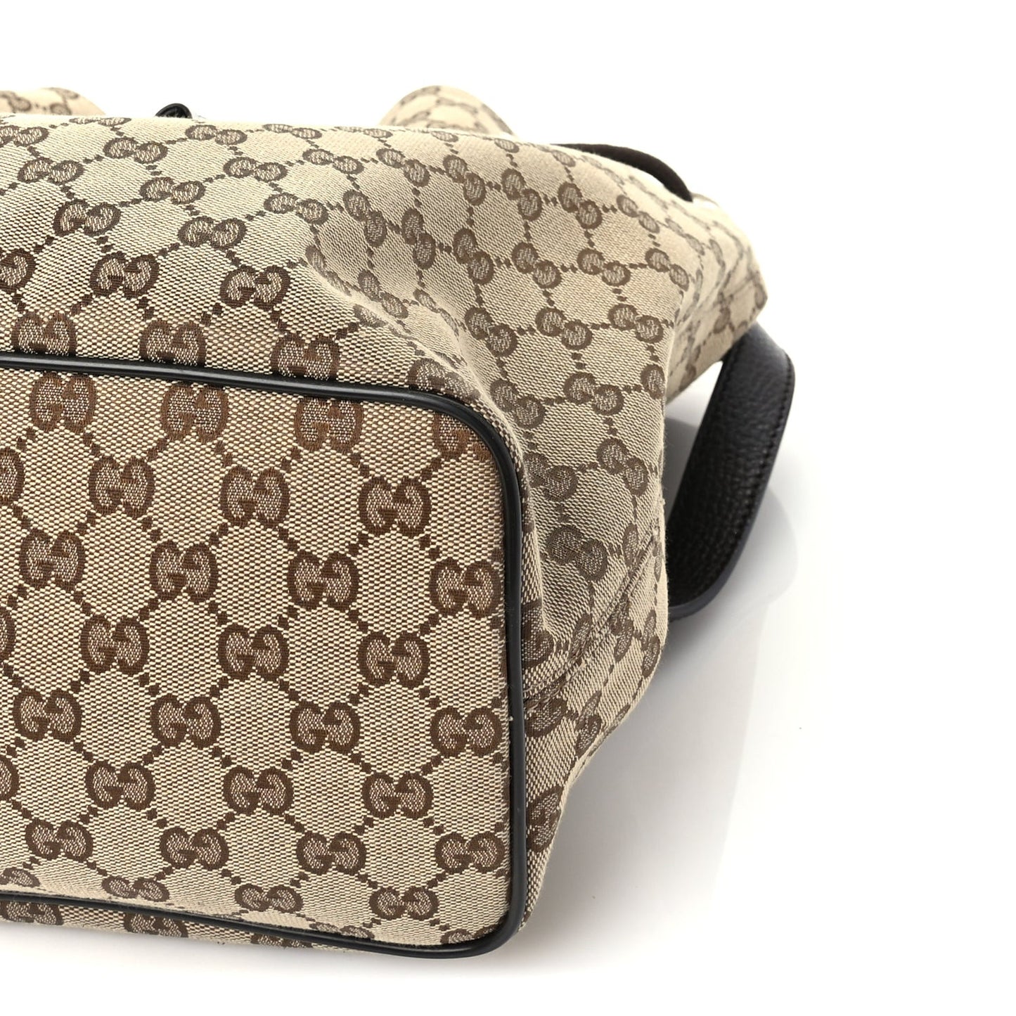 Monogram Dollar Calfskin O Drawstring Backpack  Beige Ebony Testa di Moro Dark Chocolate