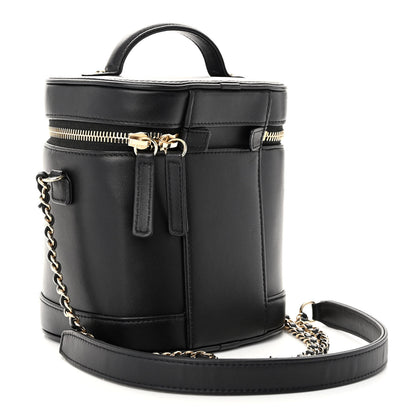 Chanel Lambskin Timeless Vanity Cosmetic Case Black 7 of 9