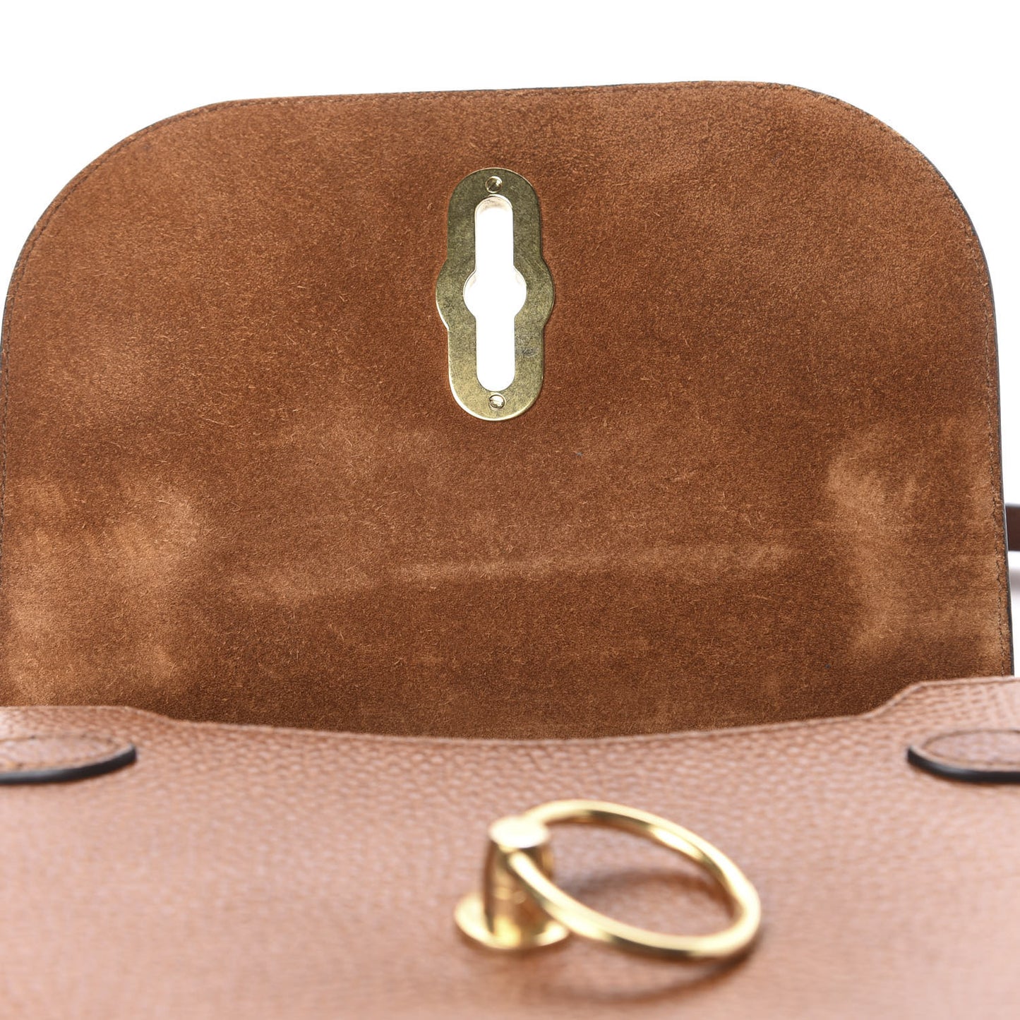 Small Classic Grain Small Amberley Satchel Oak