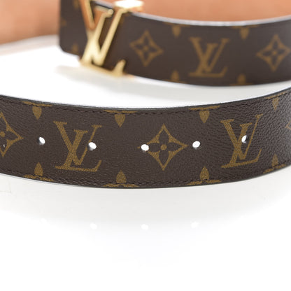 Louis Vuitton Monogram 40mm LV Initiales Belt 85 34 4 of 10