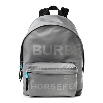 Burberry Nylon Horseferry Print Jett Backpack Cloud Grey 1 of 4