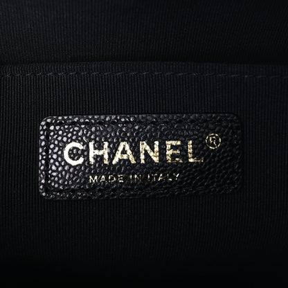 Chanel Caviar Quilted XXL Travel Flap Bag Black Black 5 of 8