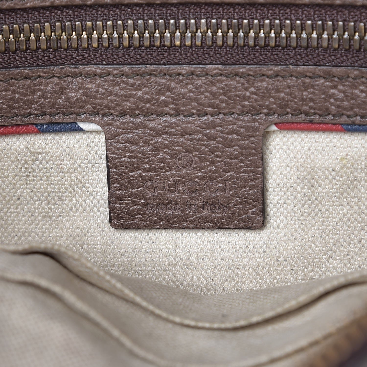 Gucci Soft GG Supreme Monogram Courrier Web Medium Flat Messenger Bag Beige New Acero Multicolor 6 of 12