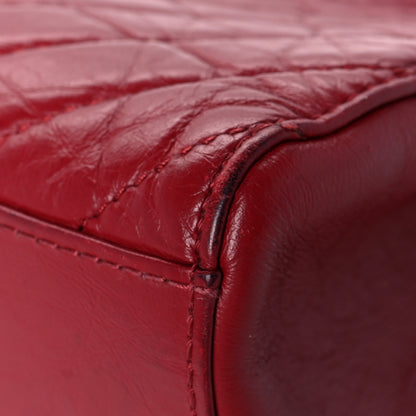 Chanel Aged Calfskin Chevron Quilted Backpack Red 10 of 18