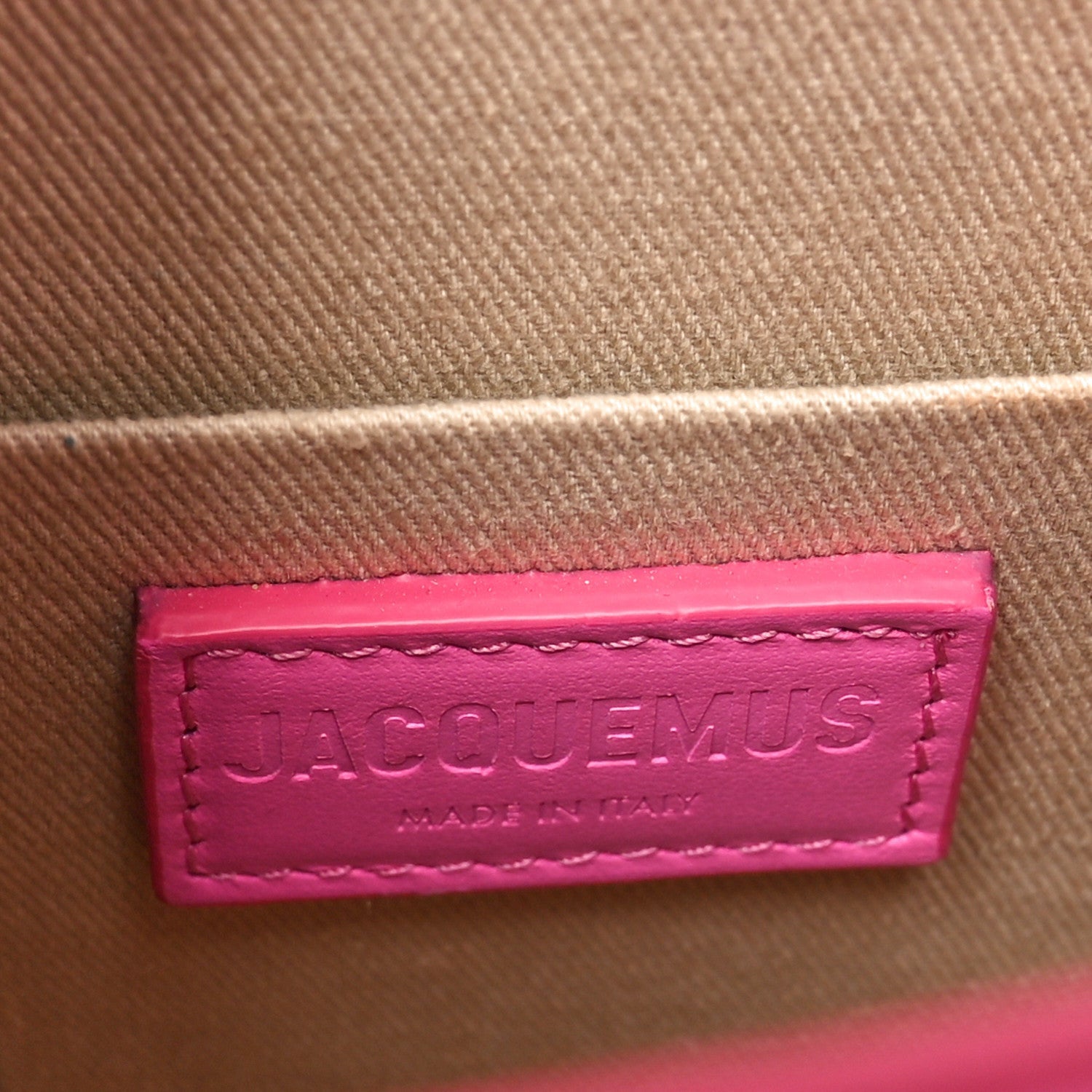 Jacquemus Smooth Calfskin Le Grand Chiquito Neon Pink 6 of 7