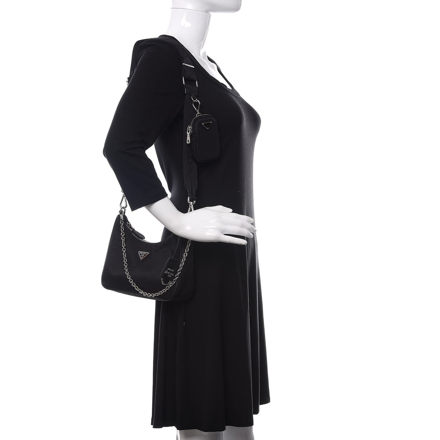 Nylon Re-Edition 2005 Shoulder Bag Black