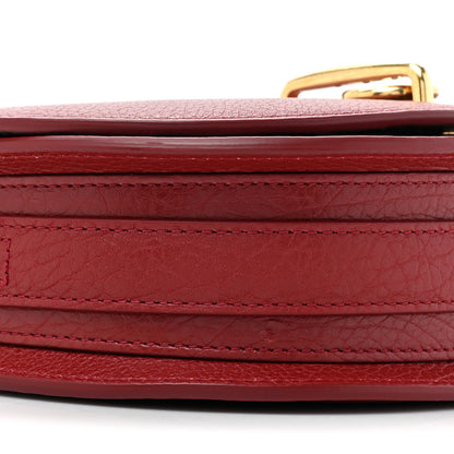 Burberry Calfskin Mini Rocking Horse Crossbody Dark Red 9 of 12