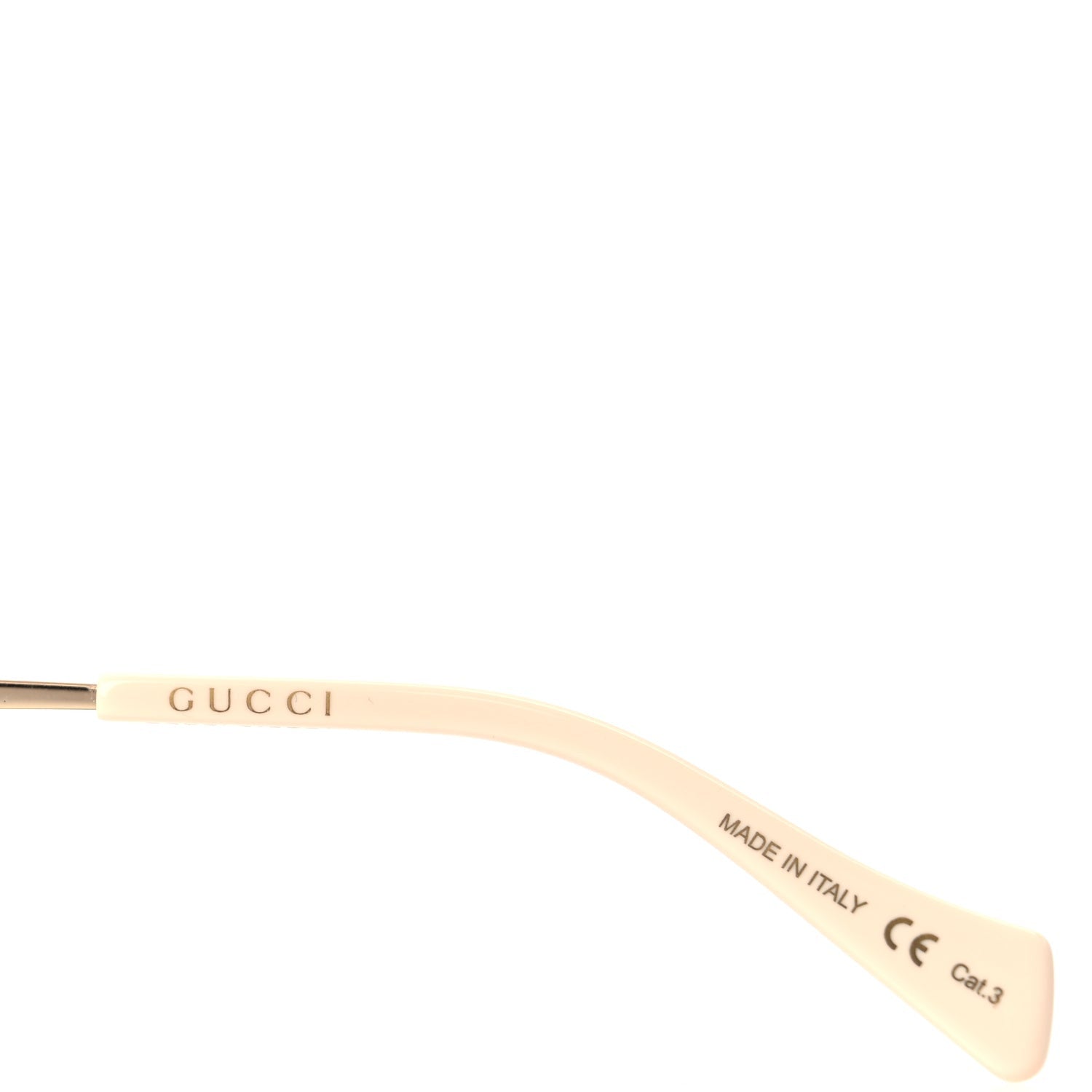 Gucci Metal Frame Sunglasses GG0972S Gold 5 of 7
