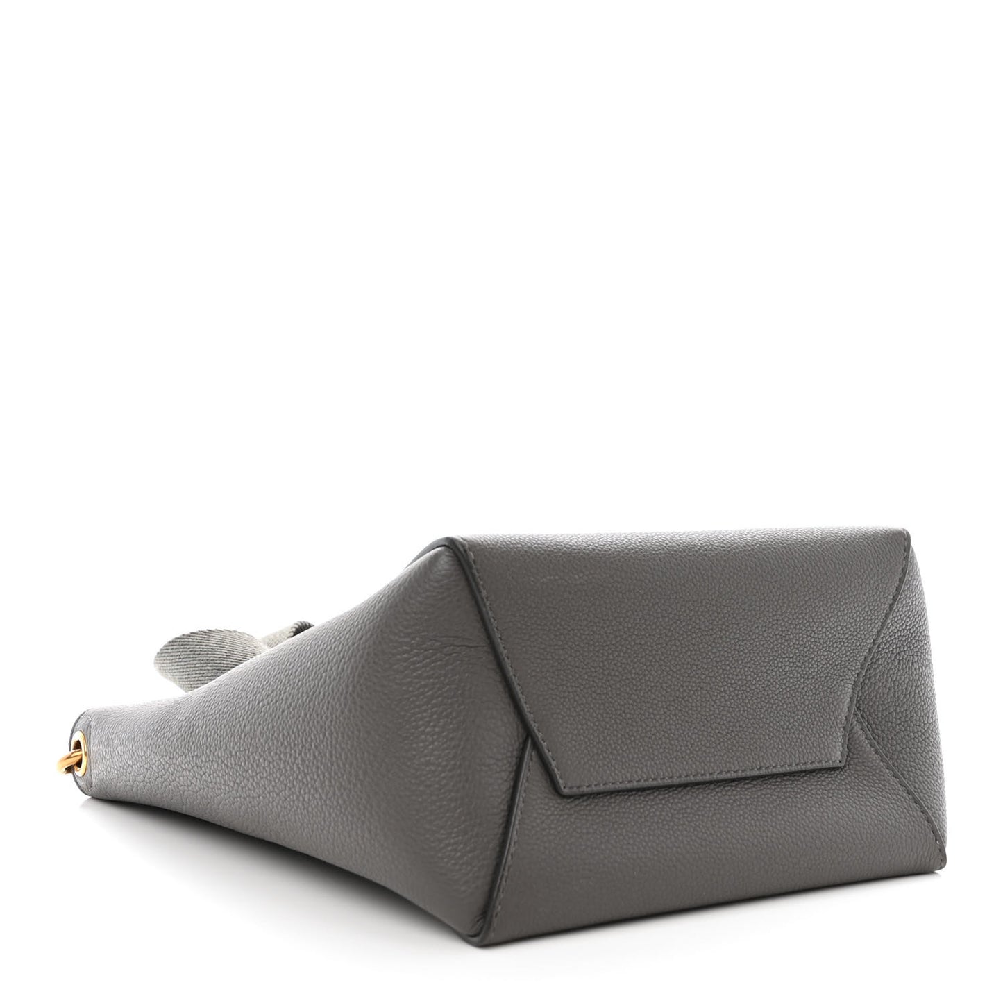 Soft Grained Calfskin Small Sangle Bucket Bag Kohl