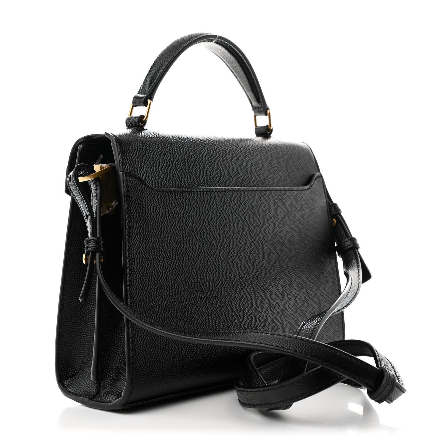 Grain de Poudre Mini Classic Monogram Cassandra Top Handle Black