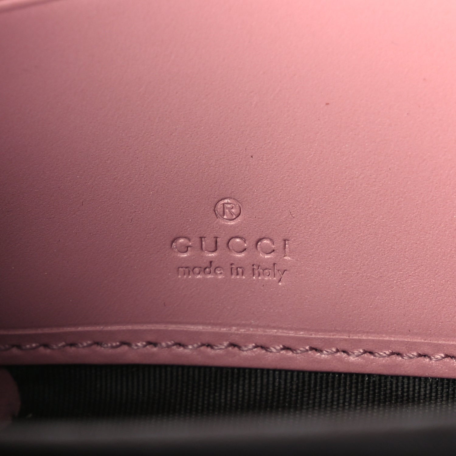 Gucci ssima Signature Zip Around Wallet Soft Pink 6 of 8