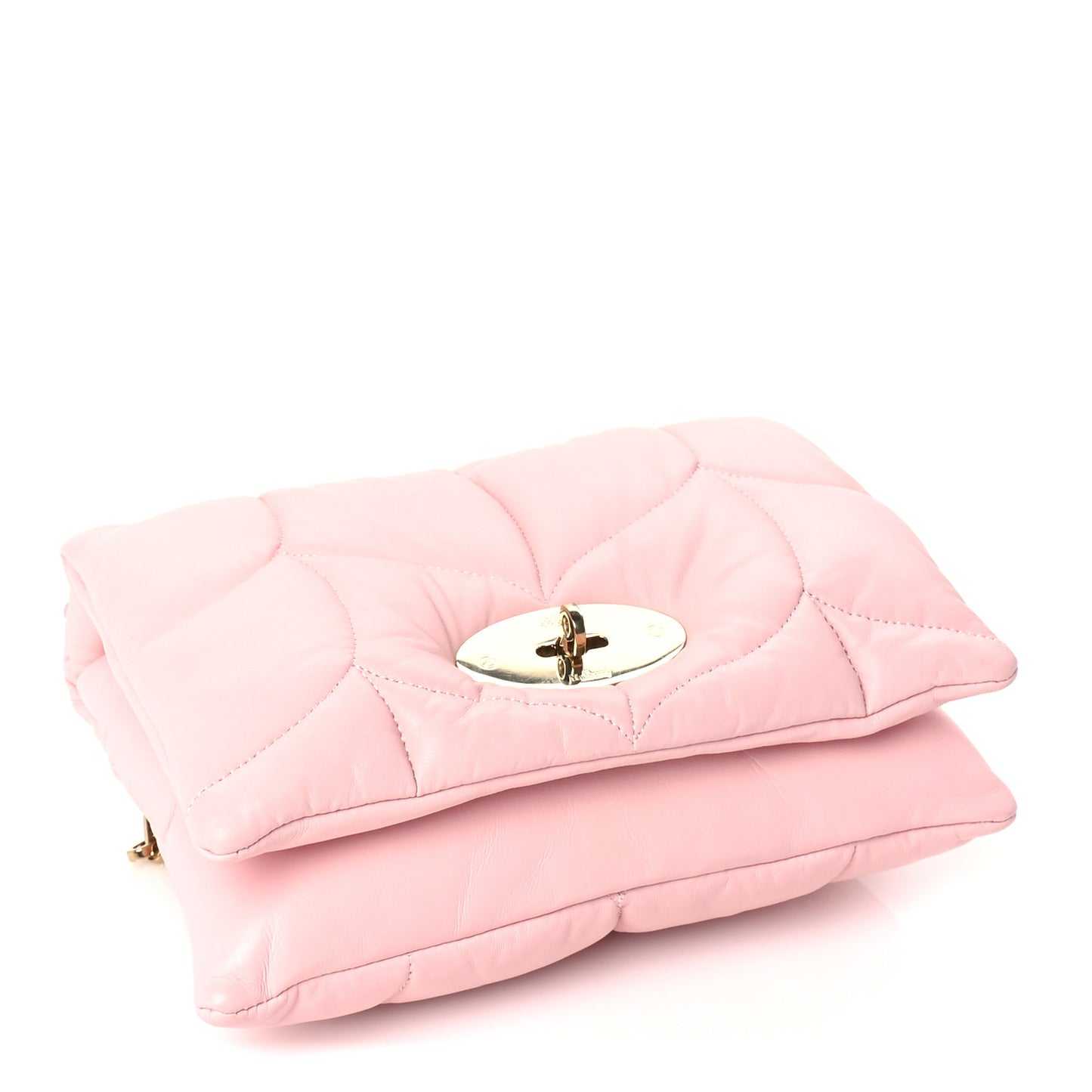 Nappa Pillow Quilted Little Softie Bag Pink