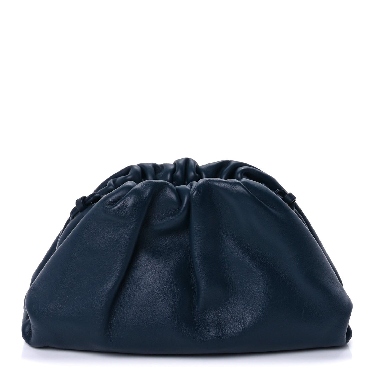 Butter Calfskin The Mini Pouch  Deep Blue