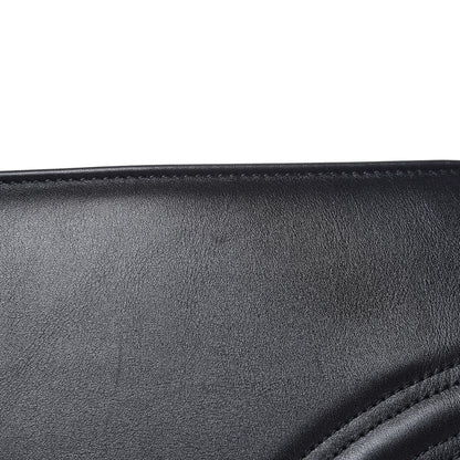 Gucci Calfskin Matelasse Medium GG Marmont Shoulder Bag Black 8 of 8