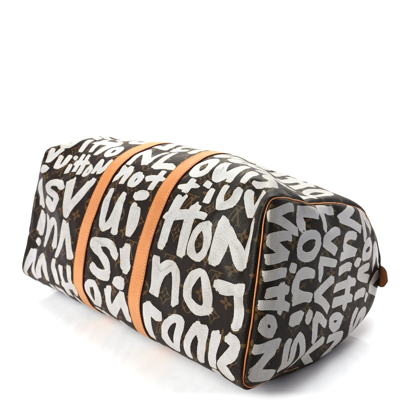 Monogram Graffiti Keepall 50  Silver