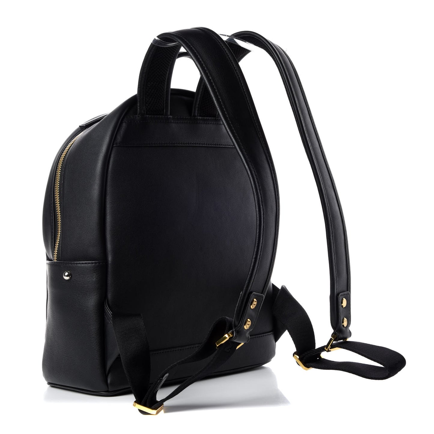 Smooth Calfskin Radial Studded Stark Small Backpack Black