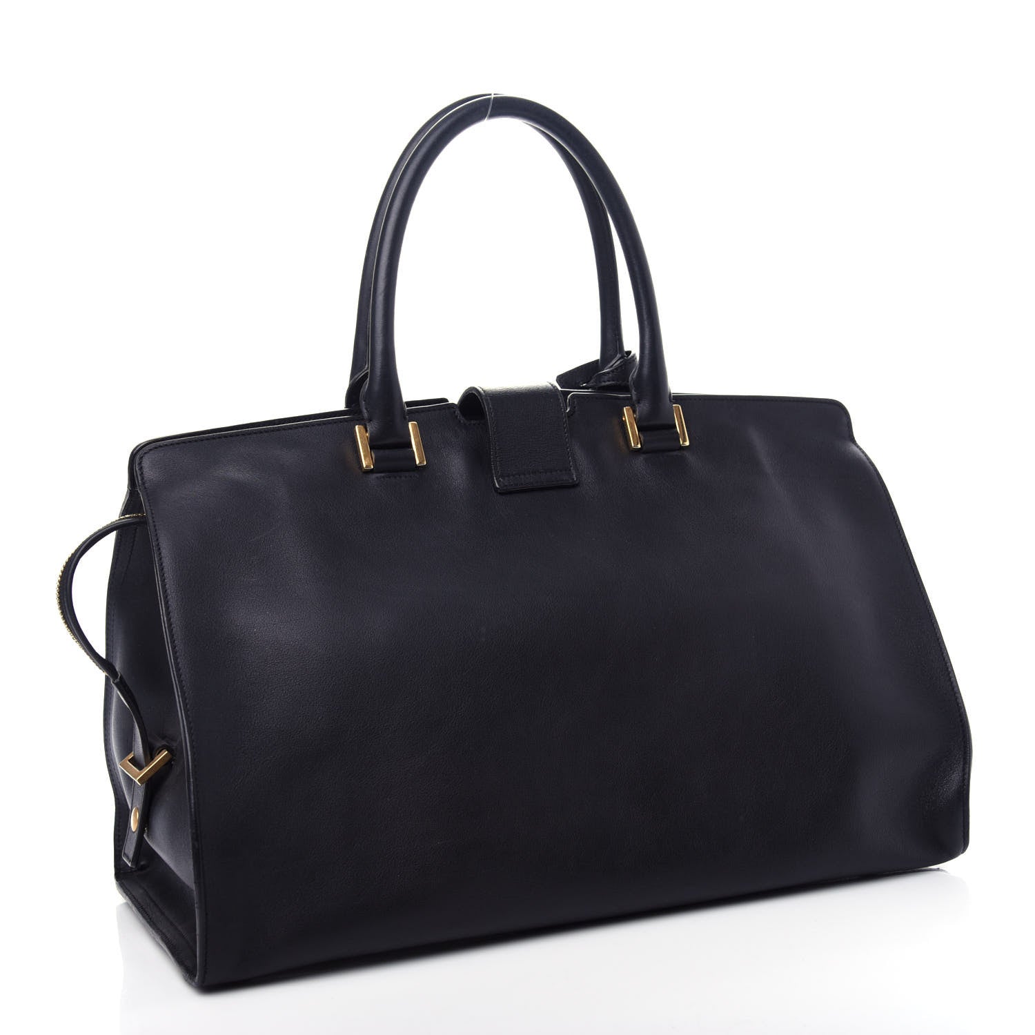 Saint Laurent Smooth Calfskin Medium Y Ligne Cabas Black 3 of 10