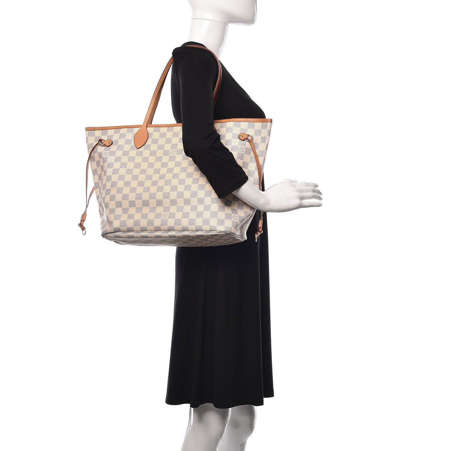 Louis Vuitton Damier Azur Neverfull MM 2 of 23