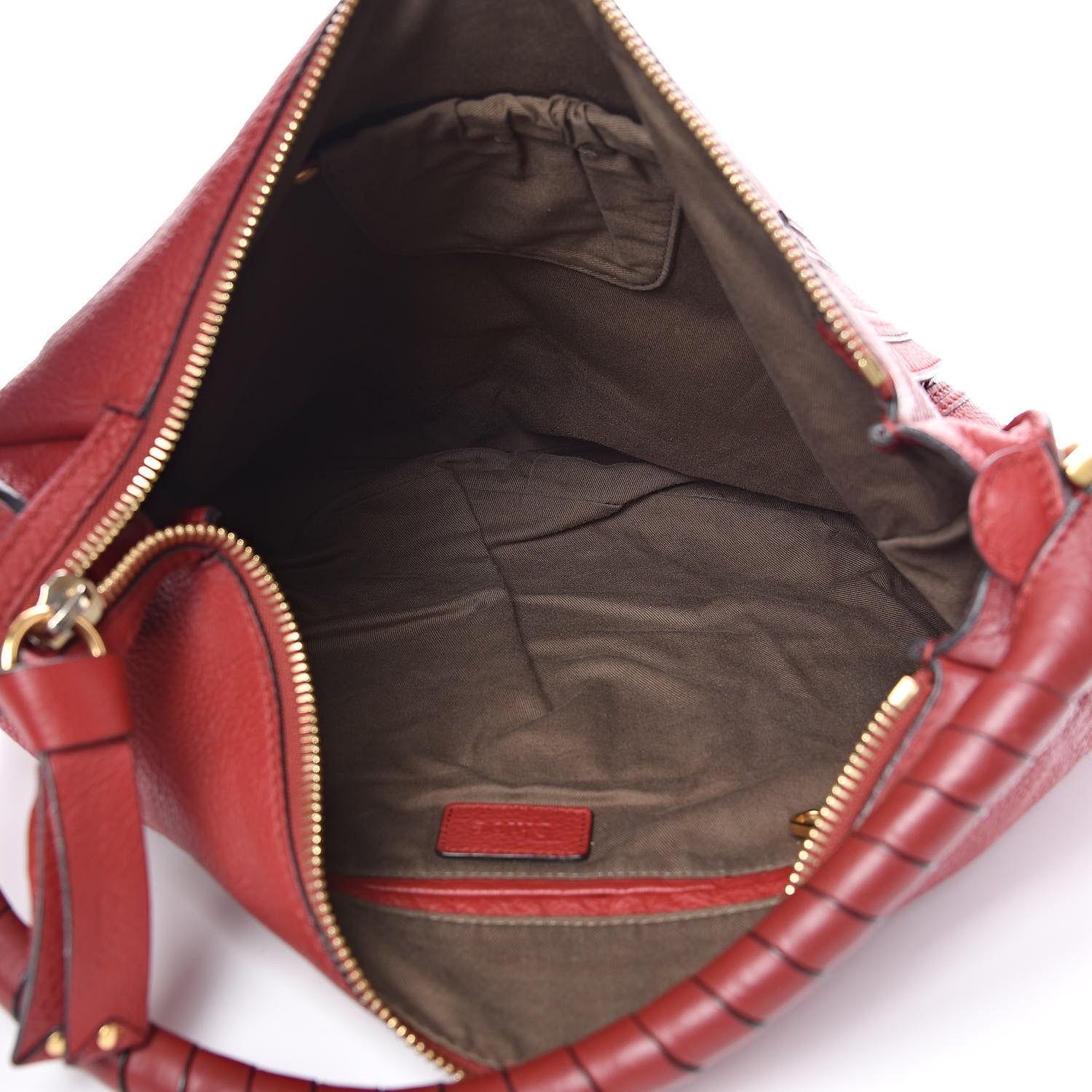 Chloe Calfskin Large Marcie Hobo Garnet 5 of 11