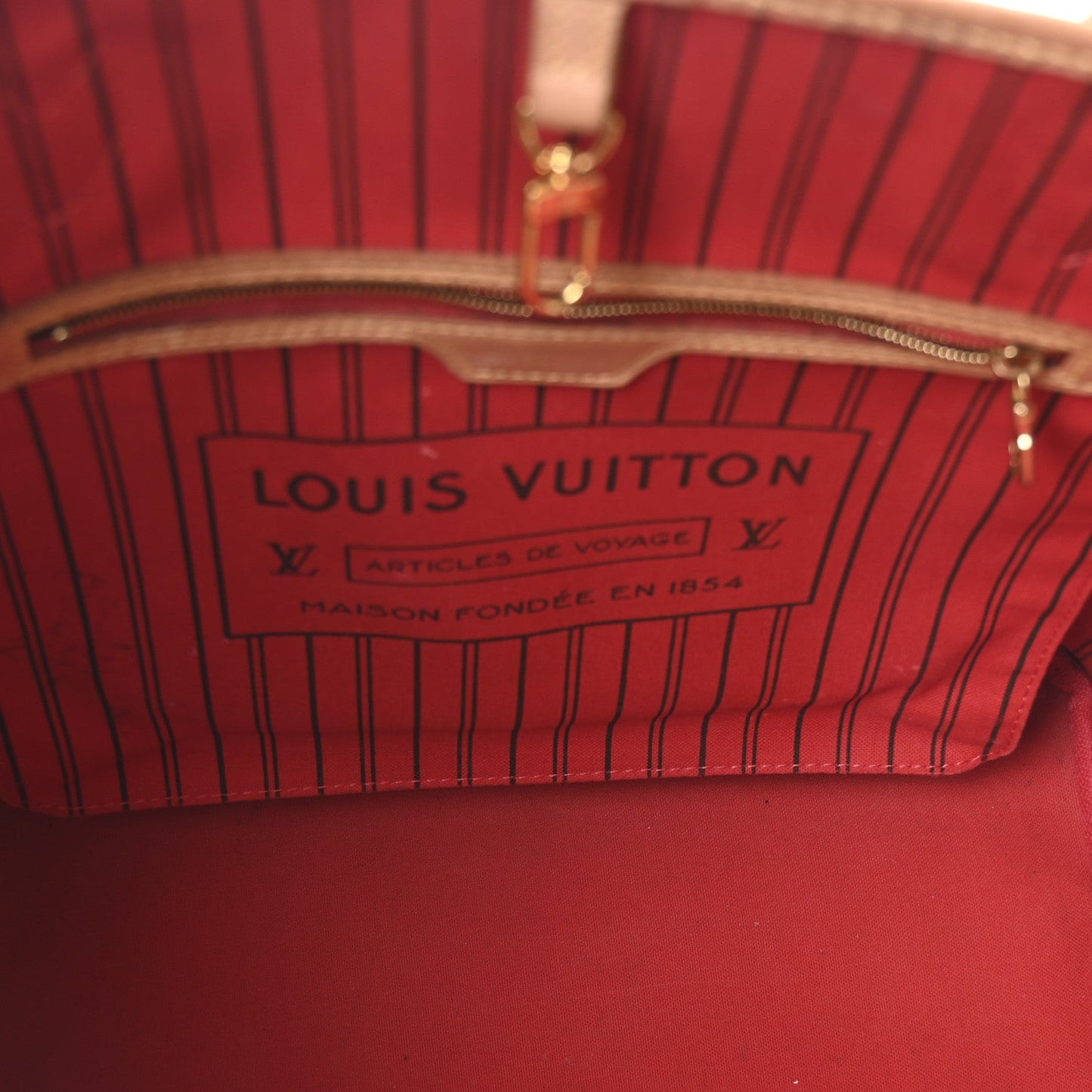 Monogram Neo Neverfull MM Cherry