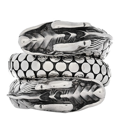John Hardy Sterling Silver Legends Naga Dragon Coil Ring 52 6 3 of 5