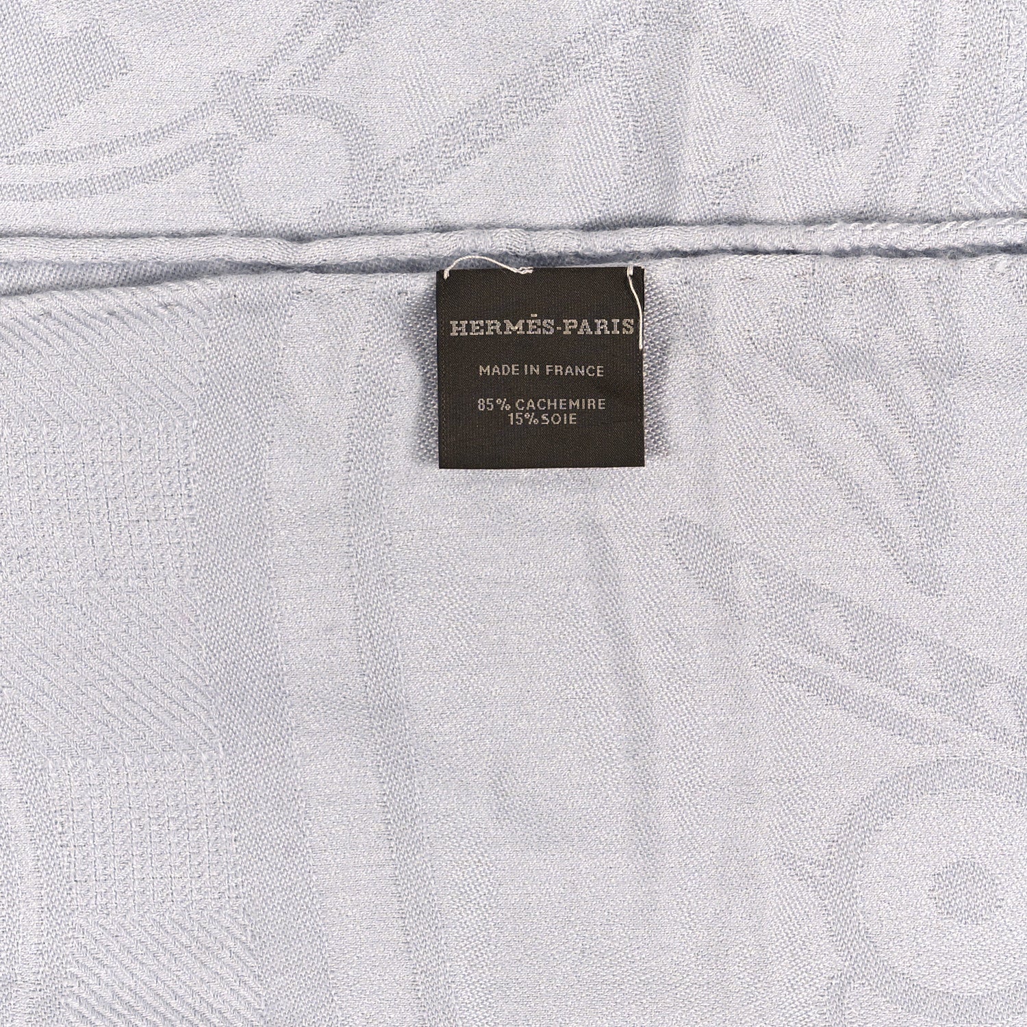 Hermes Cashmere Silk New Libris Confettis D'Ex Libris Stole Gris Nuage 3 of 6