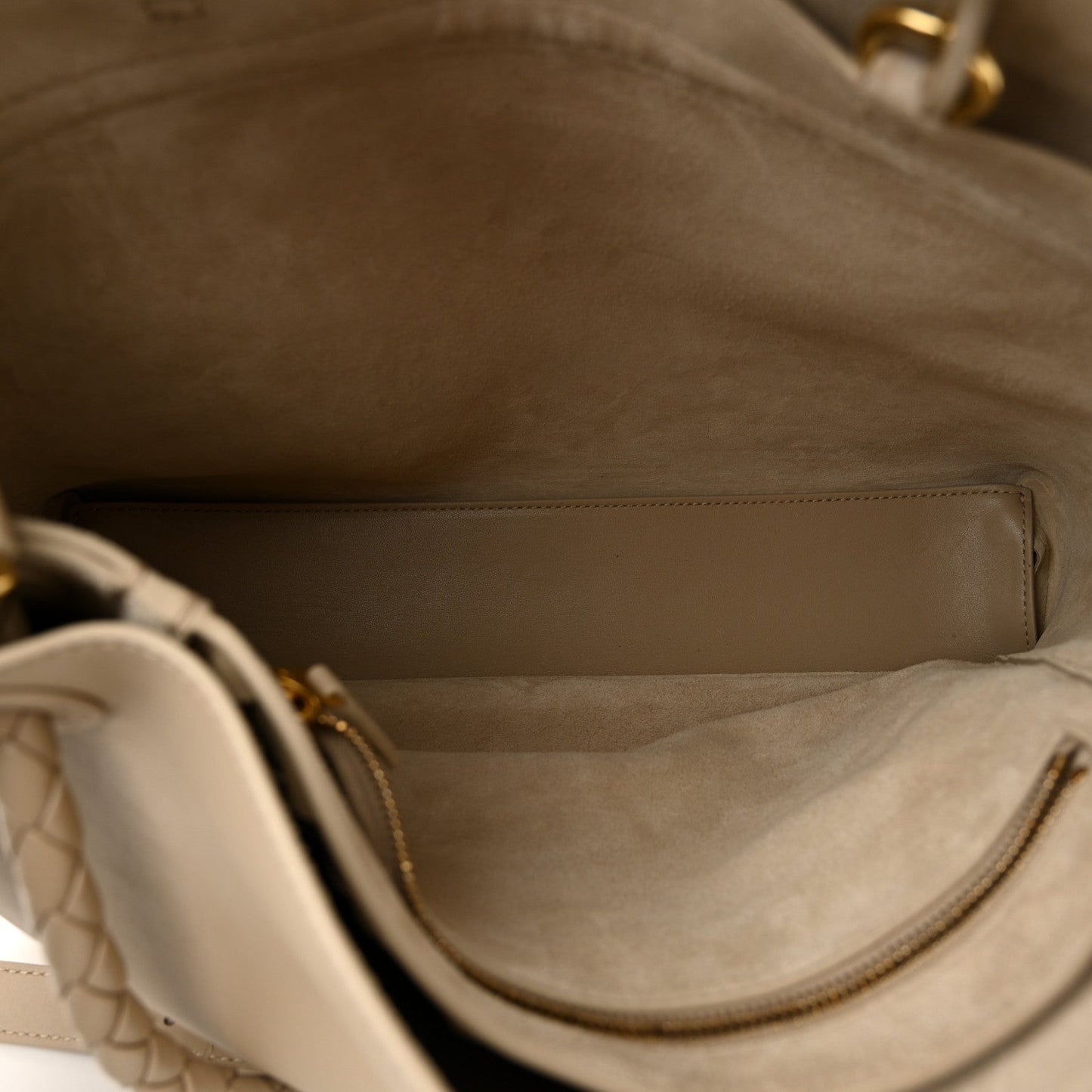 Silky Calfskin Medium Ciao Ciao Ecru